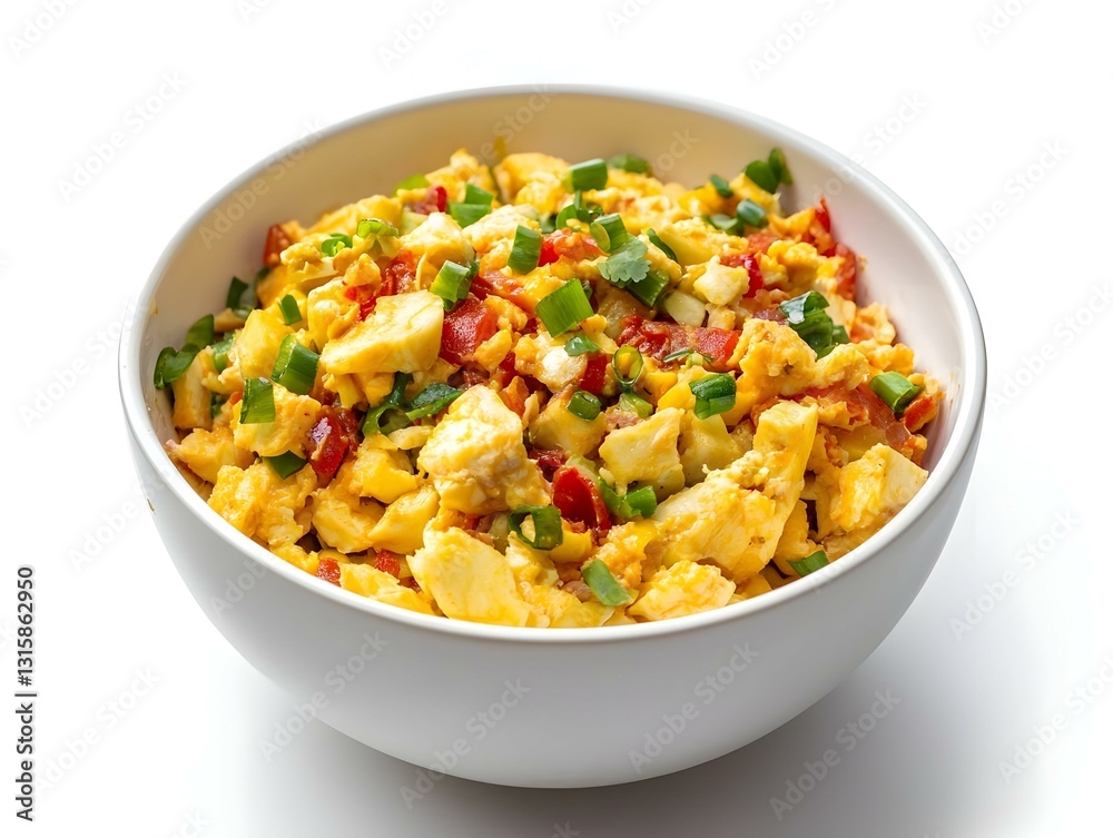 bowl of ackee white background bowl of ackee white background