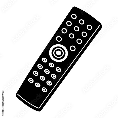 TV remote with volume buttons