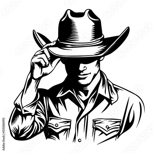  Cowboy Silhouette Images – Dynamic Western Clipart
