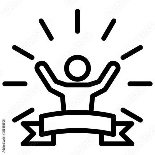 Confidence Outline Icon