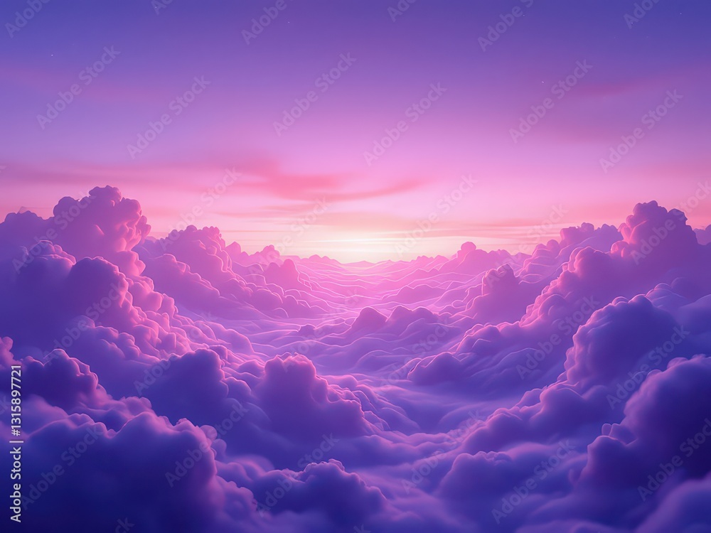Dreamy Sunset Cloudscape Dreamy Sunset Cloudscape