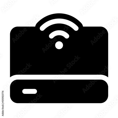 smart tv box glyph style