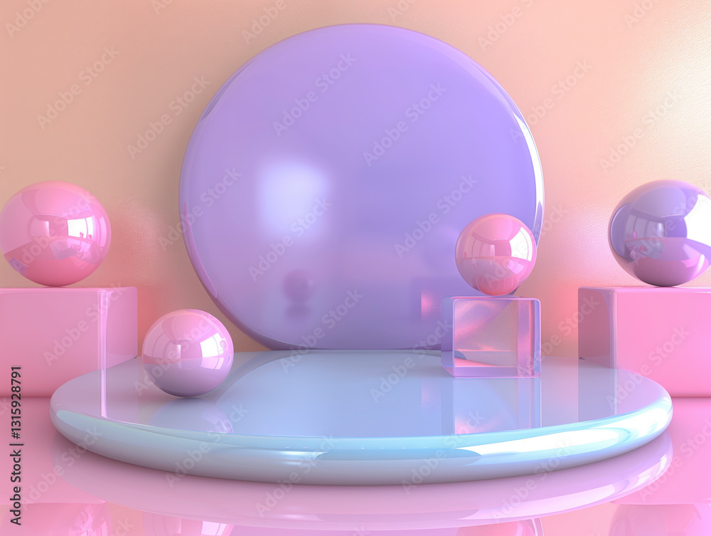 Dreamy Purple and Blue Product Showcase Dreamy Purple and Blue Product Showcase