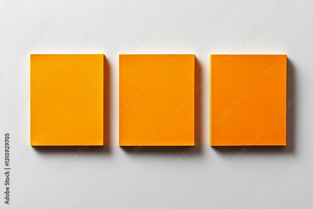 Yellow Sticky Note with Shadow on a Light Background, Suitable for Office or Personal Use Yellow Sticky Note with Shadow on a Light Background, Suitable for Office or Personal Use