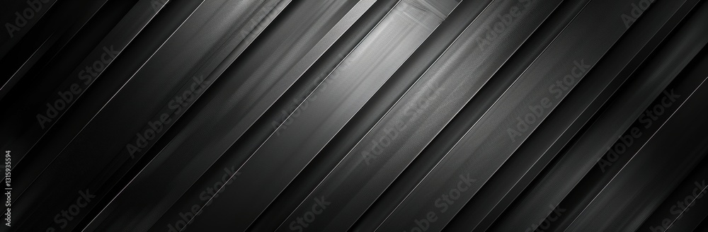 Obraz premium Dark Gray Diagonal Striped Abstract Background