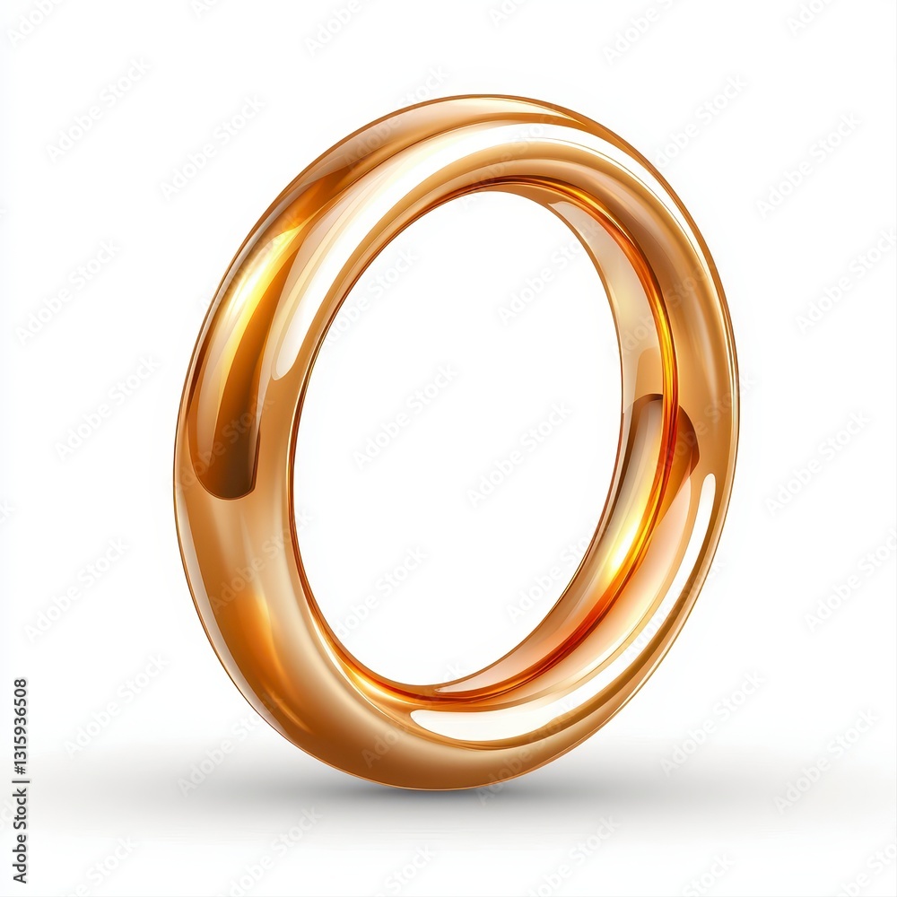 Simple gold isolated on white background symbolizing purity and elegance with a minimalist design approach Simple gold isolated on white background symbolizing purity and elegance with a minimalist design approach