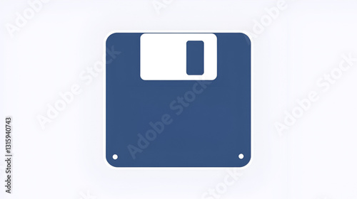 floppy disk, save - simple vector icon