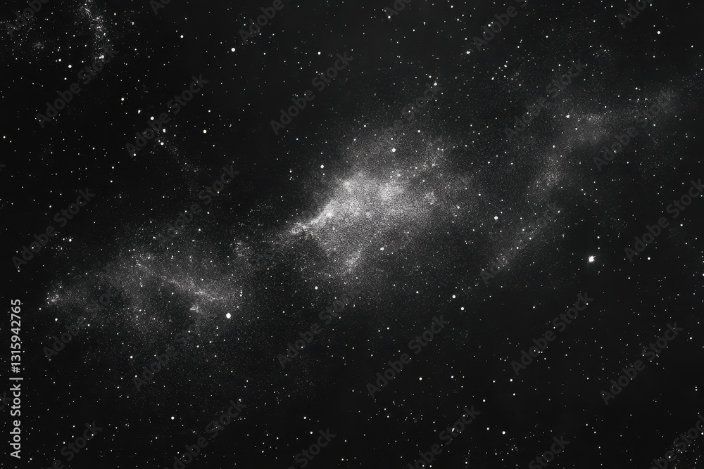 Distant Galaxy in Dark Night Sky Distant Galaxy in Dark Night Sky