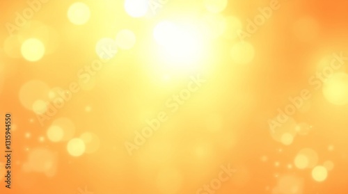 Warm golden glow template background featuring gentle color contrasts a dreamlike atmosphere