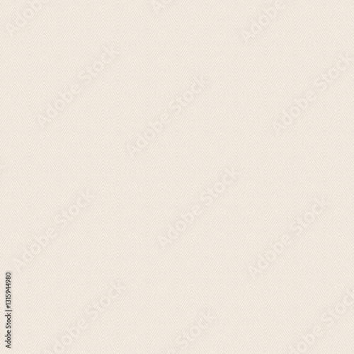 Seamless solid cream textured herringbone background.