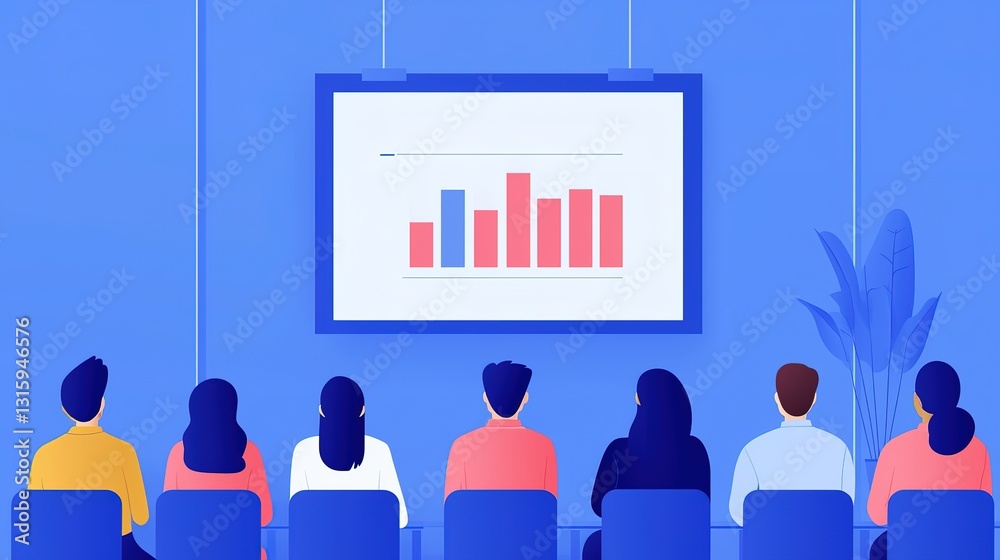 Obraz premium Infographic displays for professional office presentations with visual data insights