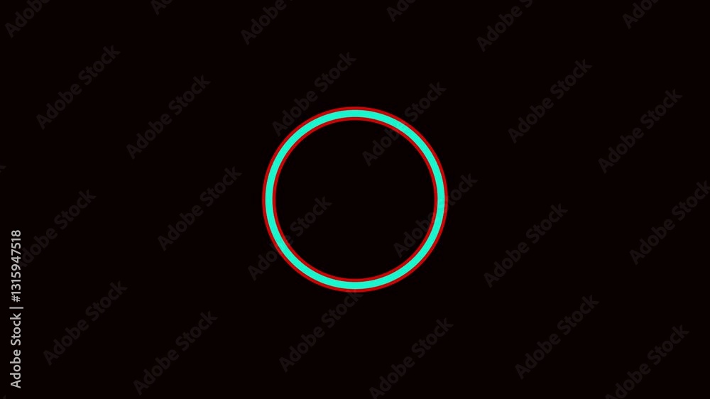 red circular appears red circular appears