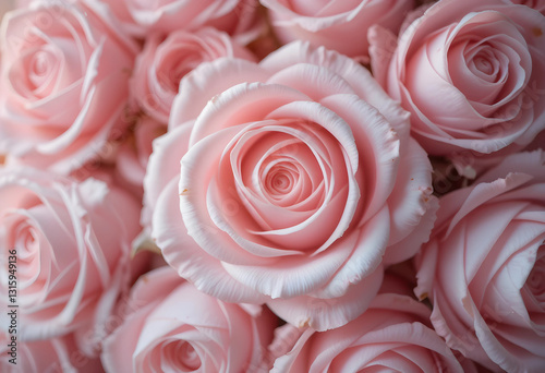 Pink roses background