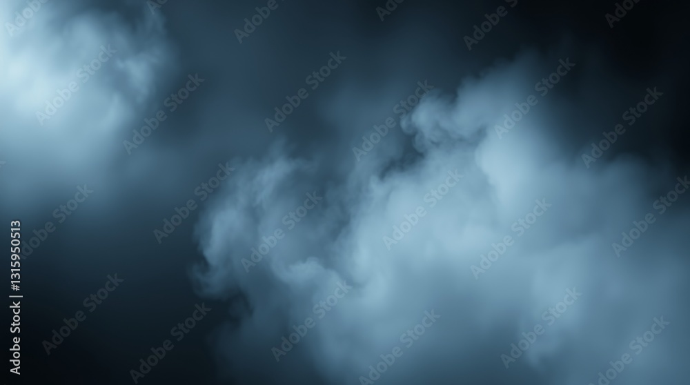 Fototapeta premium A template background with a moody style, volumetric lighting, low contrast, and visible light beams piercing through dust or fog-gigapixel-standard v2-6x