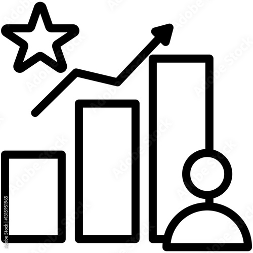 Self Improvement Outline Icon