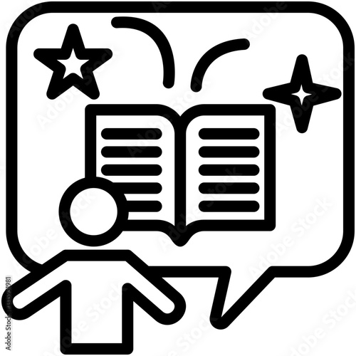 Storytelling Outline Icon