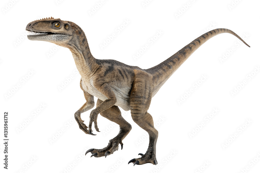 Obraz premium velociraptor with transparent background