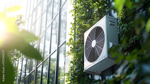 Heat pump in modern environment wallpapers