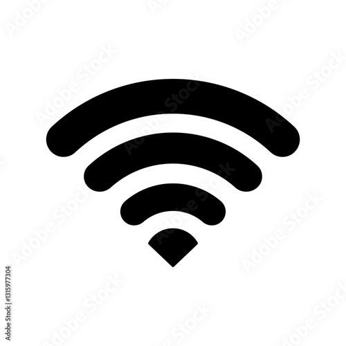 NFC payment line icon, pay wave, wireless, Illustration vector, Contactless signal, Wi Fi