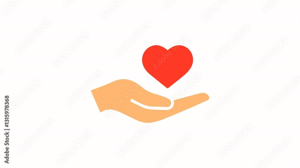 Heart in hand, Healthcare, Donation and giving aid concept , Hands holding heart Heart in hand, Healthcare, Donation and giving aid concept , Hands holding heart
