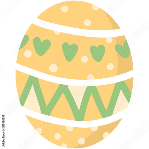 Easter Egg cute pattern Illustration