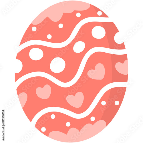 Easter Egg cute pattern Illustration