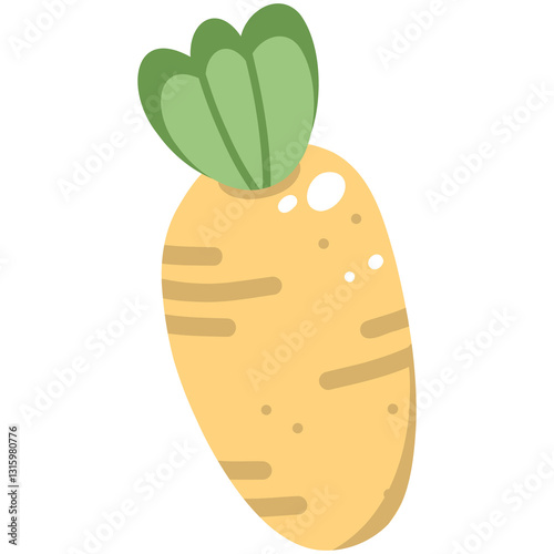 Cute carrot vegetable simple 