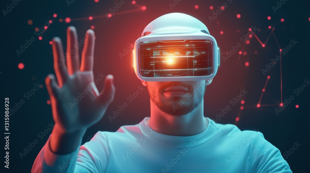 Advanced Hologram Technology in Futuristic Learning Environment with Virtual Reality Headset Advanced Hologram Technology in Futuristic Learning Environment with Virtual Reality Headset
