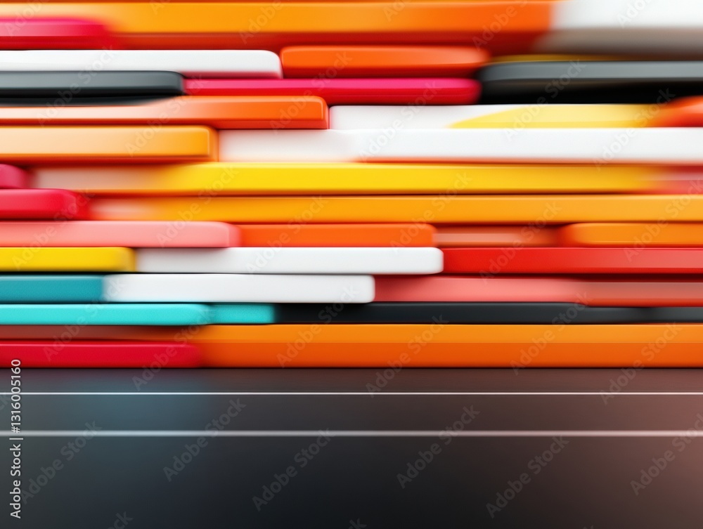 Fototapeta premium Vibrant Digital Motion Dynamics Futuristic Broadcast Design with Dynamic Color Transition for Next-Gen Media Communication Interfaces