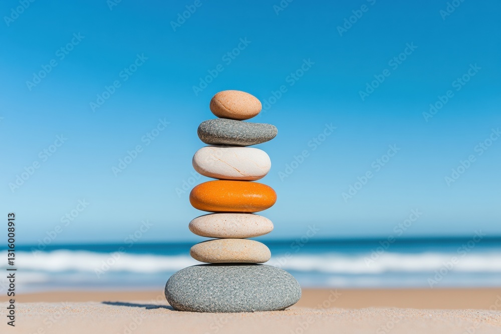 Zen Balance Meditation Mindful Beach Wellness Stock - Tranquil Stacked Stone Metaphor for Mental Health, Digital Therapy and Holistic Lifestyle Inspiration Zen Balance Meditation Mindful Beach Wellness Stock - Tranquil Stacked Stone Metaphor for Mental Health, Digital Therapy and Holistic Lifestyle Inspiration