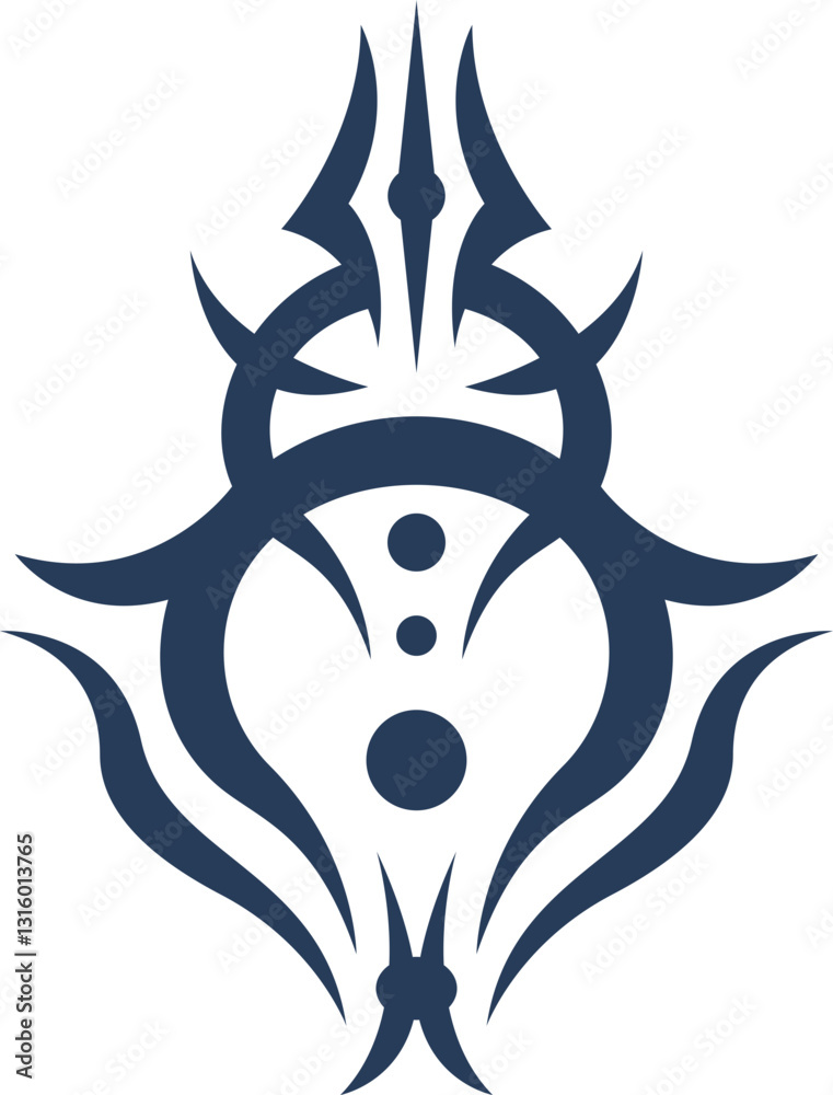 Obraz premium Tribal Tattoo Design Element Set