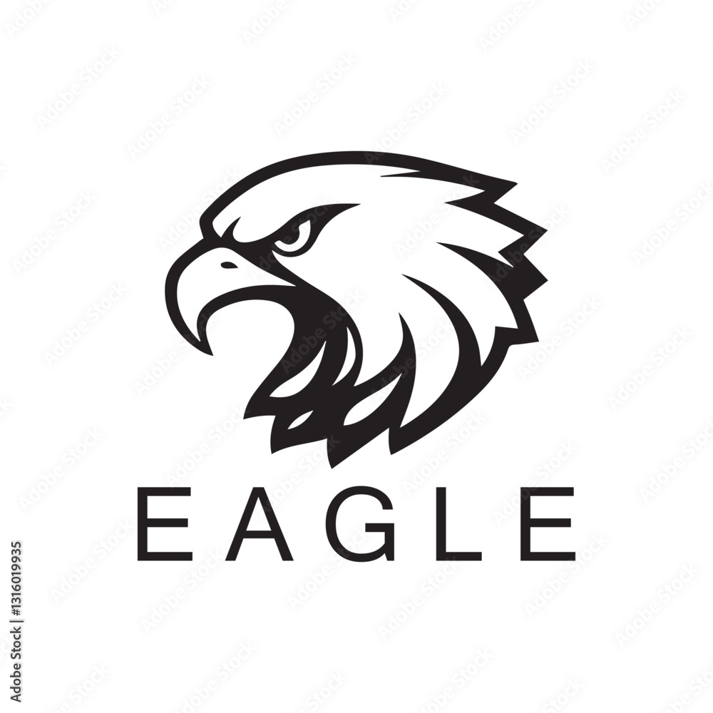Obraz premium Eagle Head Logo design Grapich Icon
