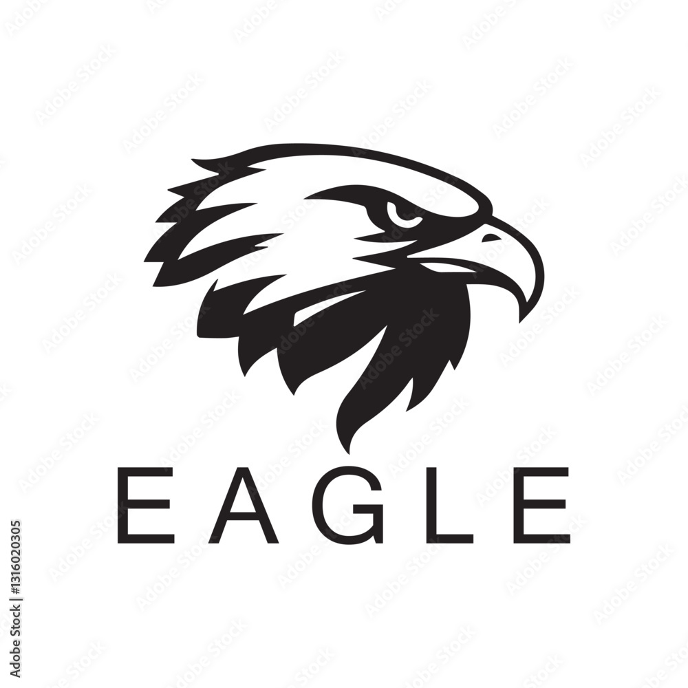 Obraz premium Eagle Head Logo design Grapich Icon
