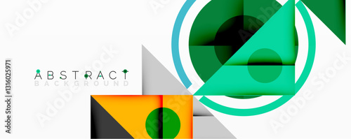 Abstract geometric composit...