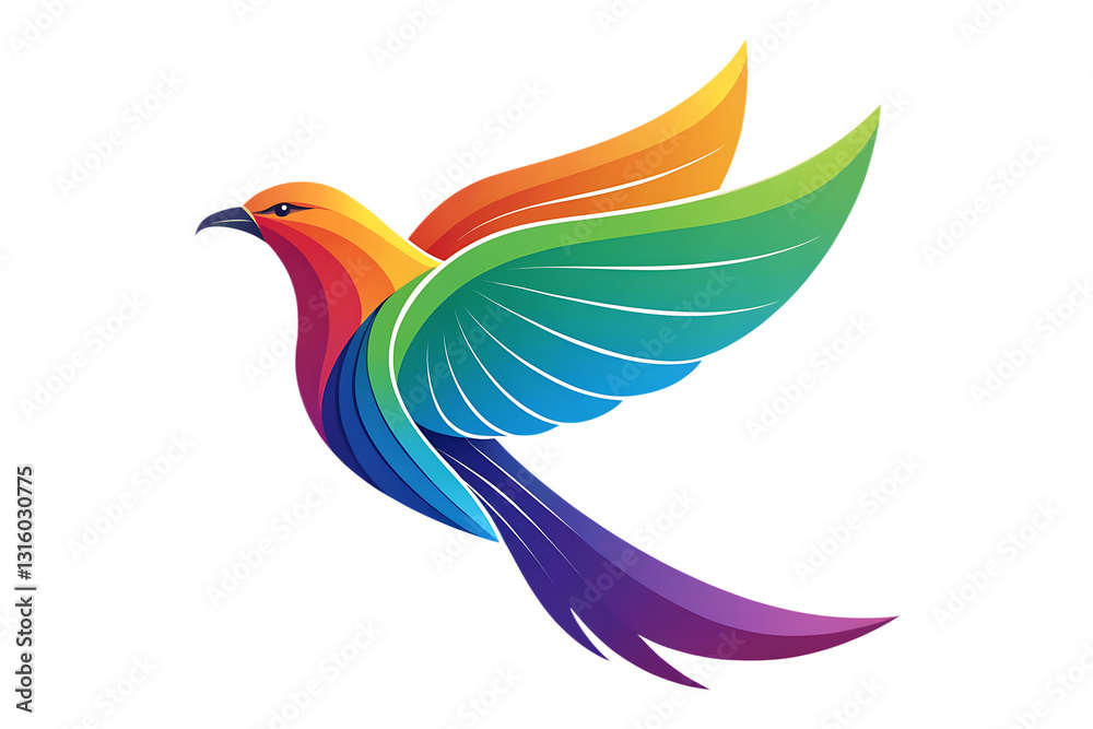 Obraz premium peacock feather isolated on white