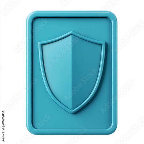Free Download Secure technology display is represented by an isolated icon of a mobile device protection shield set against a white background - GFXLoad