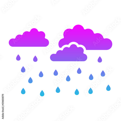 Heavy rain Icon