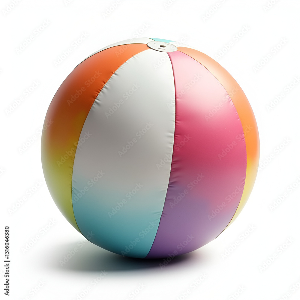 Colorful beachball with smooth design Colorful beachball with smooth design