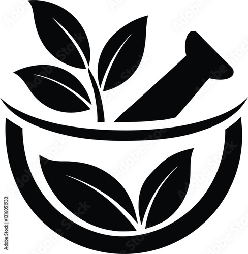 Ayurvedic Healing Logo Concept