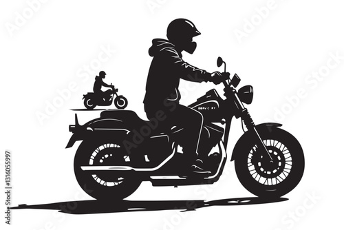 retro motorbike, vintage motorbike, classic motorcycle, motorcycle silhouette, old-school bike, biker culture, antique motorcycle, chopper silhouette, vintage ride, retro bike art, cafe racer, bobber 