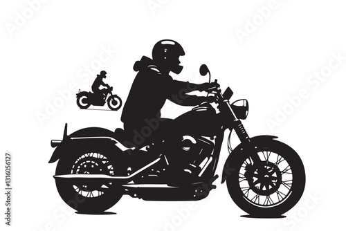retro motorbike, vintage motorbike, classic motorcycle, motorcycle silhouette, old-school bike, biker culture, antique motorcycle, chopper silhouette, vintage ride, retro bike art, cafe racer, bobber 