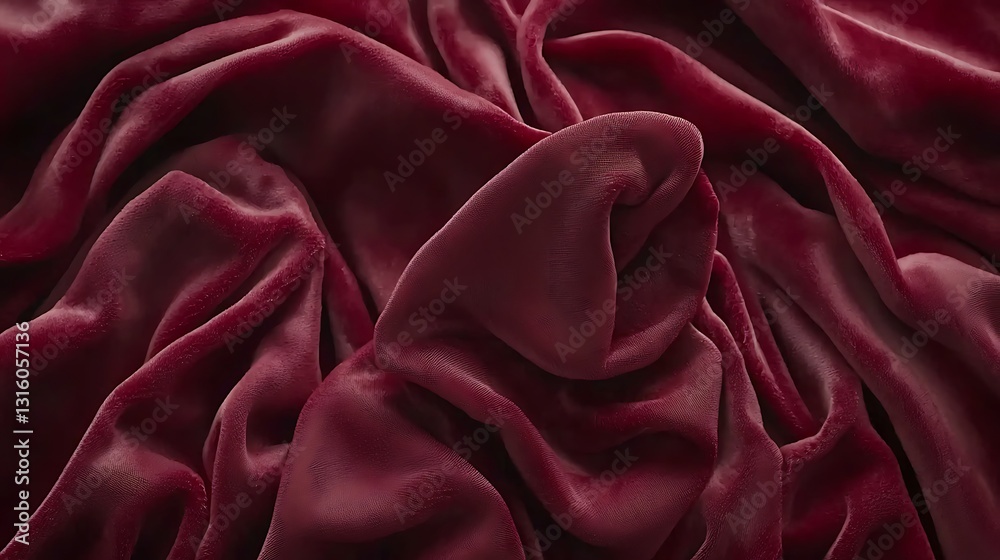 Obraz premium A bold red background with diffused light bursts and smooth dark edges, adding depth and cinematic flair.