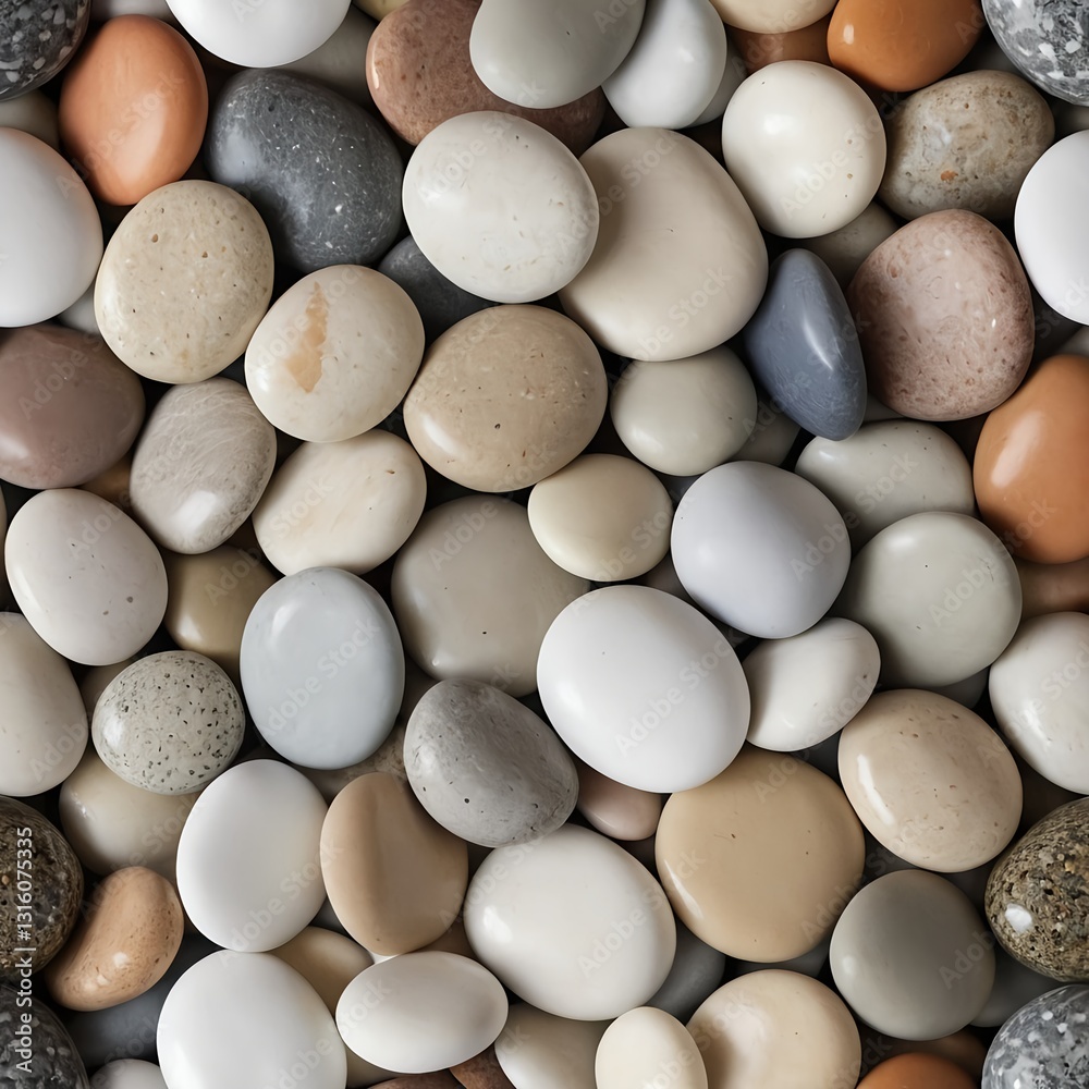 Smooth, Textured Stones Background Smooth, Textured Stones Background