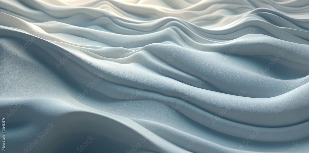 Fototapeta premium A light gray background with a grainy texture featuring an abstract interaction of light and darkness