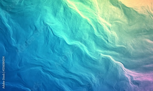 Wallpaper Mural A textured background featuring a vibrant turquoise and green gradient is ideal for various design and artistic endeavors Torontodigital.ca