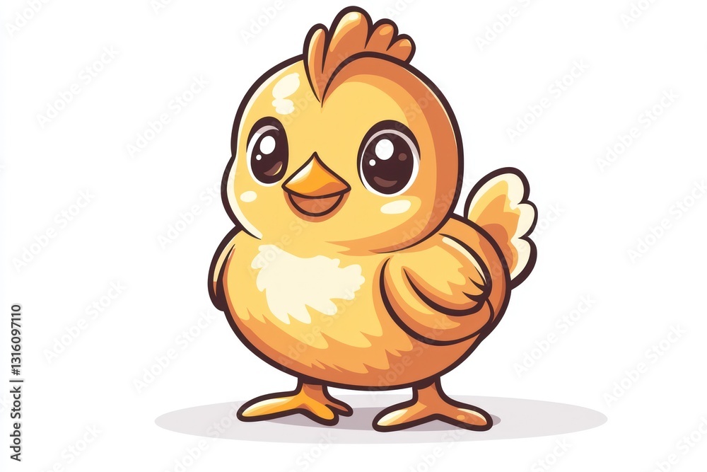 clear background with cute baby chicken, space for text. clear background with cute baby chicken, space for text.