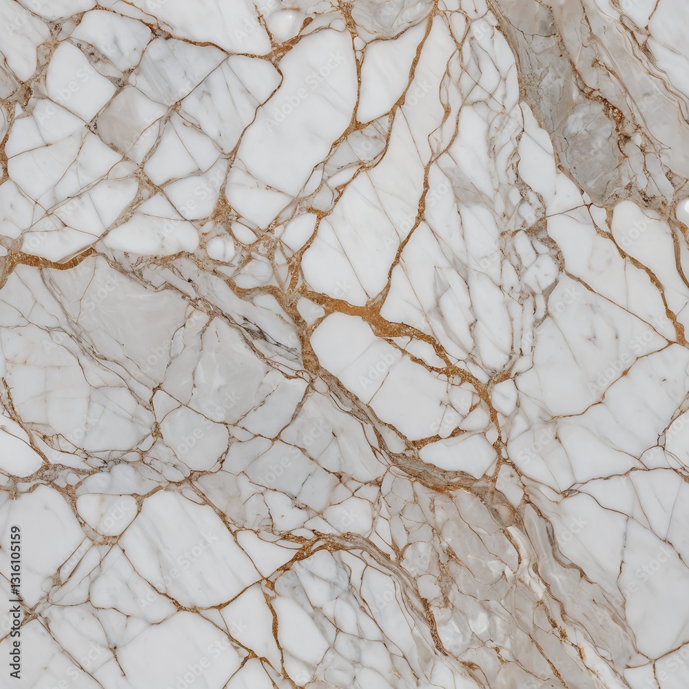White Marble Texture with Golden Veins White Marble Texture with Golden Veins