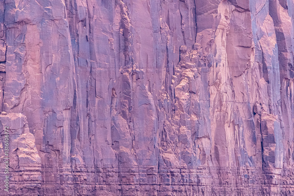 Naklejka premium Navajo Sandstone cliffside for backgrounds and textures.