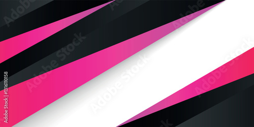 stylish geometric wide banner design. Vector illustrator
