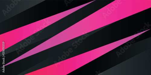 stylish geometric wide banner design. Vector illustrator